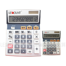 Calculateur d&#39;impôt de taille moyenne de 12 chiffres avec fonction fiscale En / Jp facultative (LC205T)